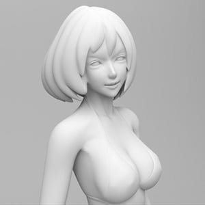 水着姿の3Dプリンタ向け女性フィギュアデータ第2弾を公開-イーフロンティア