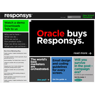 OracleがマーケティングSaaSベンダーのResponsysを15億ドルで買収