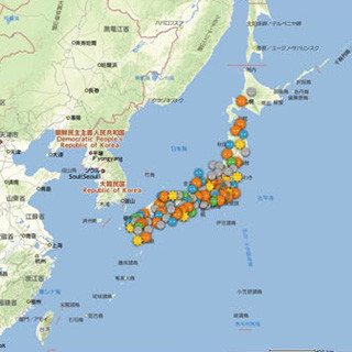 Yahoo!地図、花粉飛散情報を地図上にアイコン表示で提供