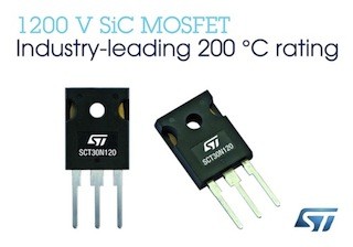 ST、200℃の高温動作に対応する1200V耐圧SiCパワーMOSFETを発表