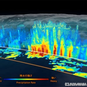 JAXA、全球降水観測計画主衛星(GPM主衛星)の初画像の取得に成功