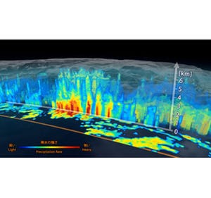 見えたぞ雨の立体構造、衛星が初画像を公開