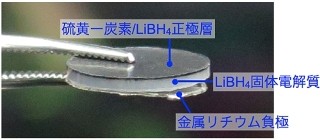 東北大、エネルギー密度が従来比2～3倍の全固体リチウム-硫黄電池を開発