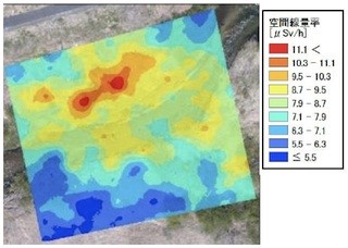 JAEA、上空から放射性セシウムを可視化できる無人ヘリ用ガンマカメラを開発