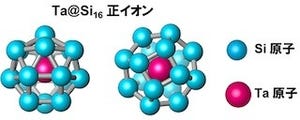 慶応大、新物質「金属内包シリコンナノクラスタ」の合成と薄膜化に成功