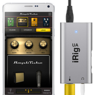 Android端末にユニバーサル対応したギター用デジタルIF「iRig UA」を発表