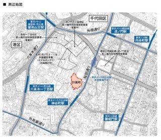 虎ノ門四丁目に地上36Fの巨大ビル、2019年度竣工目指す - 森トラスト