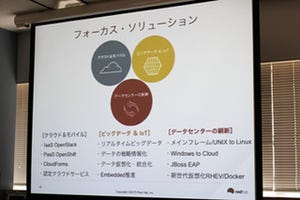 レッドハット、2020年までにOS/ミドルウェア/クラウド領域でNo.1を目指す