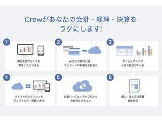 クラウド会計ソフトCrew、経費管理サービス/MajorFlowクラウドと提携