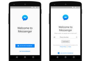 携帯番号でFacebook Messengerの登録が可能に - Facebookアカウント不要