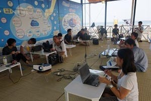 海の家でハッカソン? ITフル活用の店舗をもっと便利に - kintone beachCamp