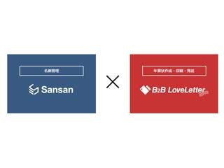 Sansanの名刺データを直接手紙の宛名に印刷、日本郵便とSansanが連携