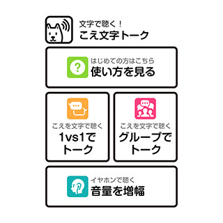 ソフトバンク、音声を文字に変換して会話できるアプリ「こえ文字トーク」