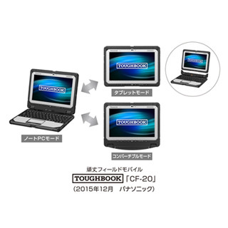 パナソニック、タブレットとしても使えるデタッチャブルなTOUGHBOOK