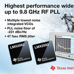 日本TI、電圧制御発振器を内蔵したフェーズロックループ製品を発表
