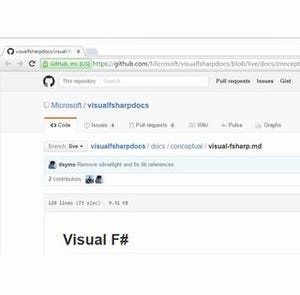 プログラミング言語「F#」、ドキュメントがオープンソースに