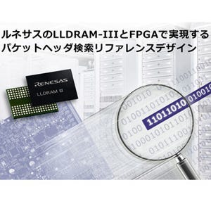 ルネサス、通信機器におけるメモリ数を1/15に削減するリファレンスデザイン