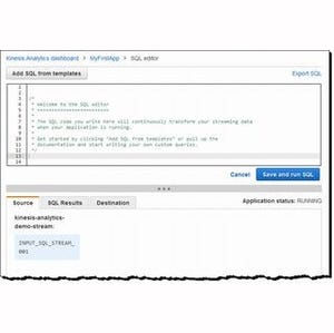 AWS、SQLでストリーミングデータを分析できる「Amazon Kinesis Analytics」