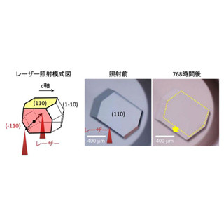 埼玉大など、新たなタンパク質結晶育成法を開発 - 結晶を局所的に破壊