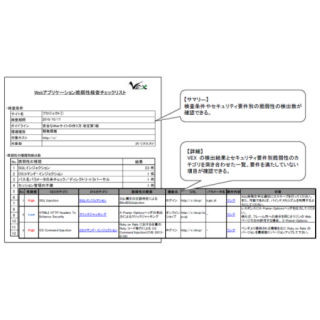 ユービーセキュア、VEXにIPAのセキュリティ要件チェック機能追加