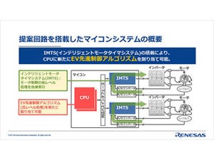 ルネサス、次世代EVの車載マイコン向けモータ制御回路技術を開発