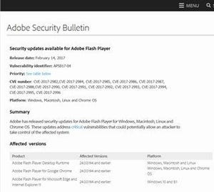 Adobe Flash Player、最新版がリリース - 13件の脆弱性を修正