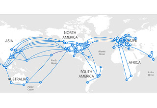 Microsoft、大西洋の海底ケーブルで160Tbpsのトラフィック