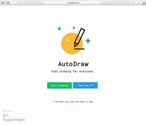 Google、機械学習ベースのペイントツール「AutoDraw」発表