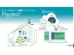 ボッシュ、センサーとAIを使用した農作物の病害予測サービス