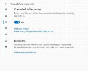 Windows 10、ランサムウェアからファイルを守る制御下フォルダ機能を導入
