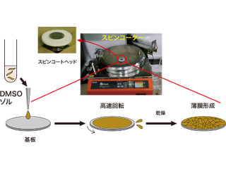 NIMS、スピンコートを用いて2次元物質の稠密配列単層膜を1分で形成