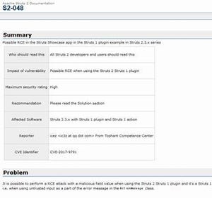Apache Struts 2の脆弱性に注意 - JPCERT/CC