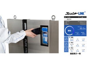 荏原製作所、スマホで運転状態の確認が可能な給水ポンプを発売