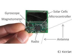 わずか4g、世界最小の人工衛星が宇宙へ! - 目指すのは星間飛行の夢