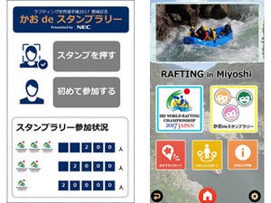 NEC、徳島県三好市に顔認証を活用したスタンプラリーサービスを提供