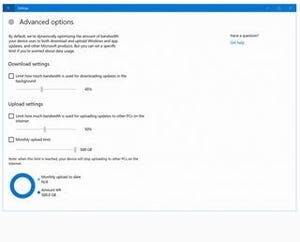 Windows Updateの帯域幅が設定可能に