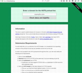 HSTSプリロードリストの採用を進めるGoogle
