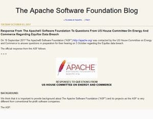 Apache、Equifaxの情報漏洩に関する米国下院委員会質問状の回答を公開