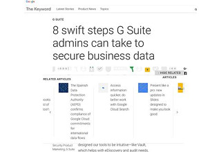 G Suite管理者が手軽にビジネスデータをセキュアにする8ステップ - Google Official blog