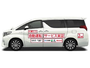 ドコモなど、自動運転移動サービスの実証実験