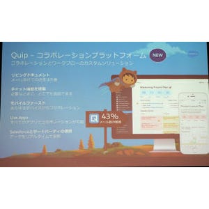 セールスフォース、コラボレーションプラットフォーム「Quip」を機能拡張