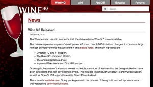 LinuxでWindowsアプリを動かせる「Wine 3.0」公開 - グラフィック機能強化