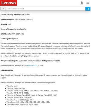 Lenovo、複数のPCにパスワードハードコードなどの脆弱性