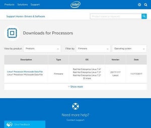 Intel、セキュリティ脆弱性に対応した最新のマイクロコードをOEMに提供開始