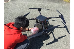 ドローンを活用したいちごの空輸実証実験に参加-ブイキューブロボティクス