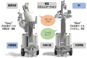 "会話しながら"働くロボットが登場 - 建築現場の人手不足解消へ