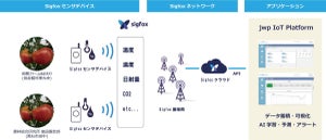 jwpとKCCS、Sigfoxによるデータを活用したトマト栽培の実証実験