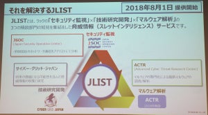 ラック、日本固有のサイバー攻撃の脅威情報「JLIST」を提供