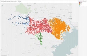 インクリメントP、Tableau向けに地図データを提供開始