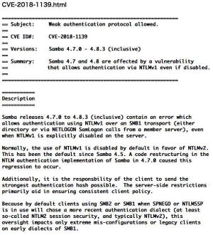 Sambaに制御権乗っ取りの脆弱性